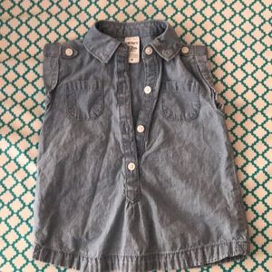Carter’s Jean shirt 12m baby girl